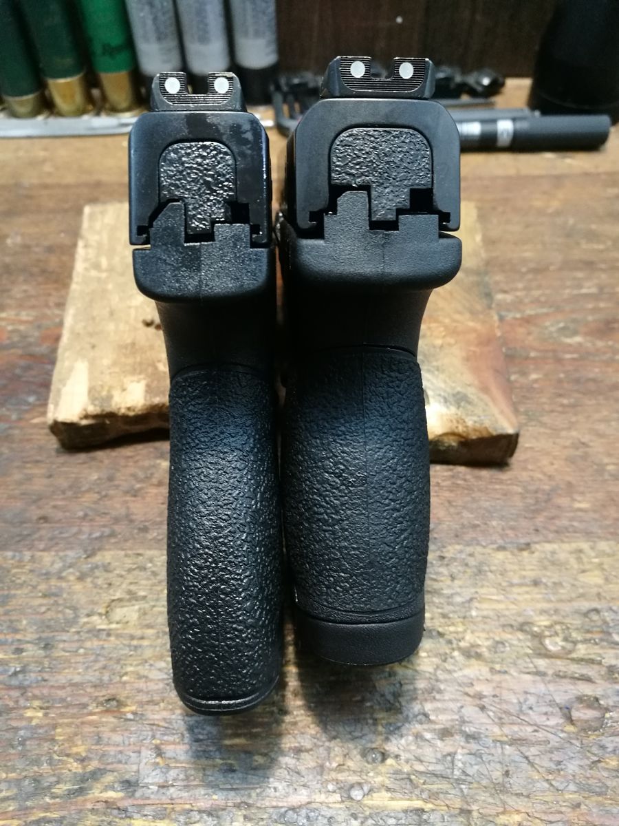 Smith & Wesson M&P Compact y Shield comparativa de grosores